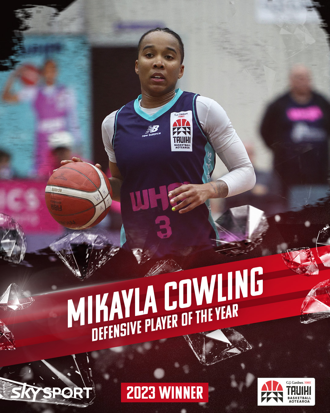 Defensive Player of the Year (Mikayla Cowling)