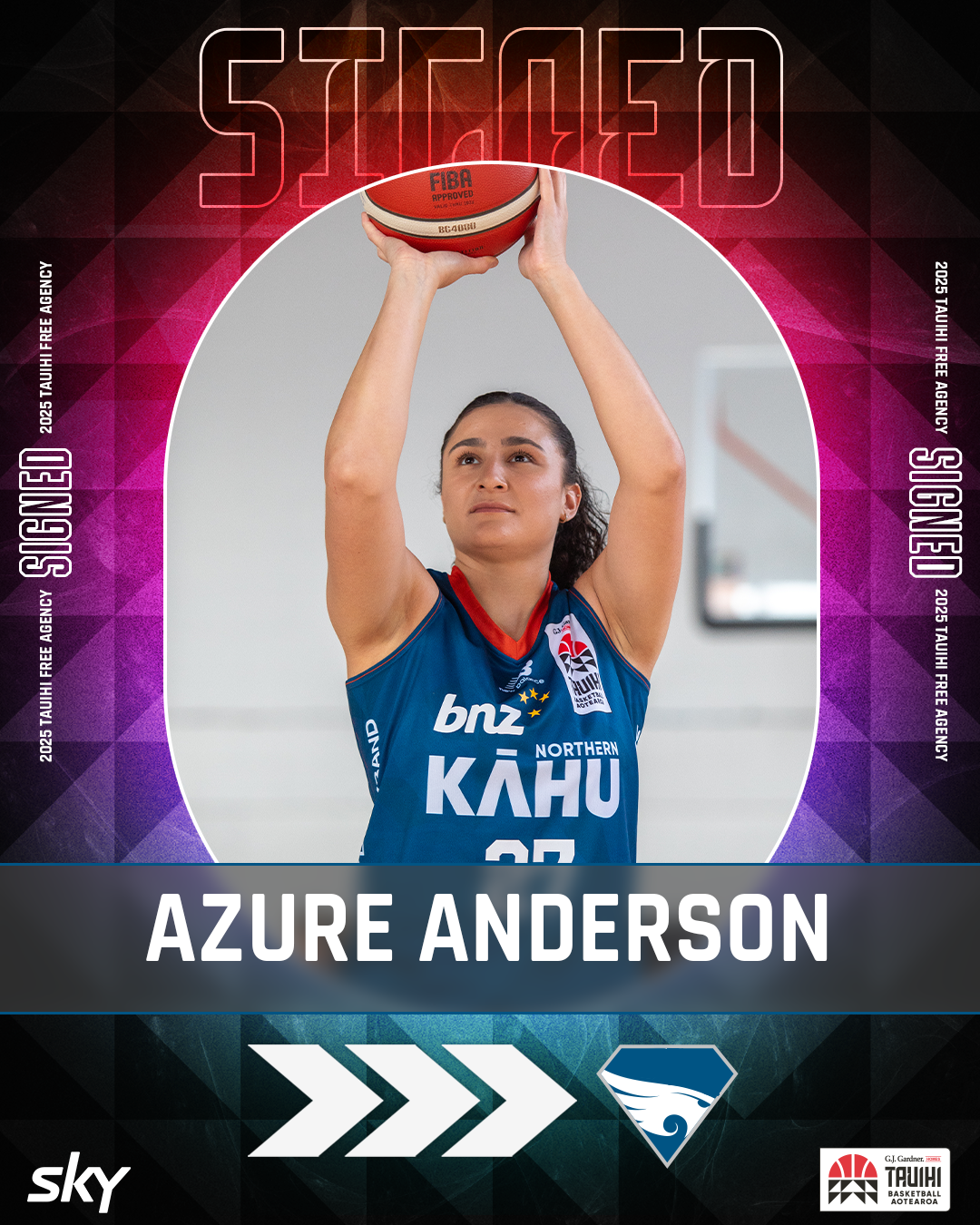 Azure Anderson signing graphic