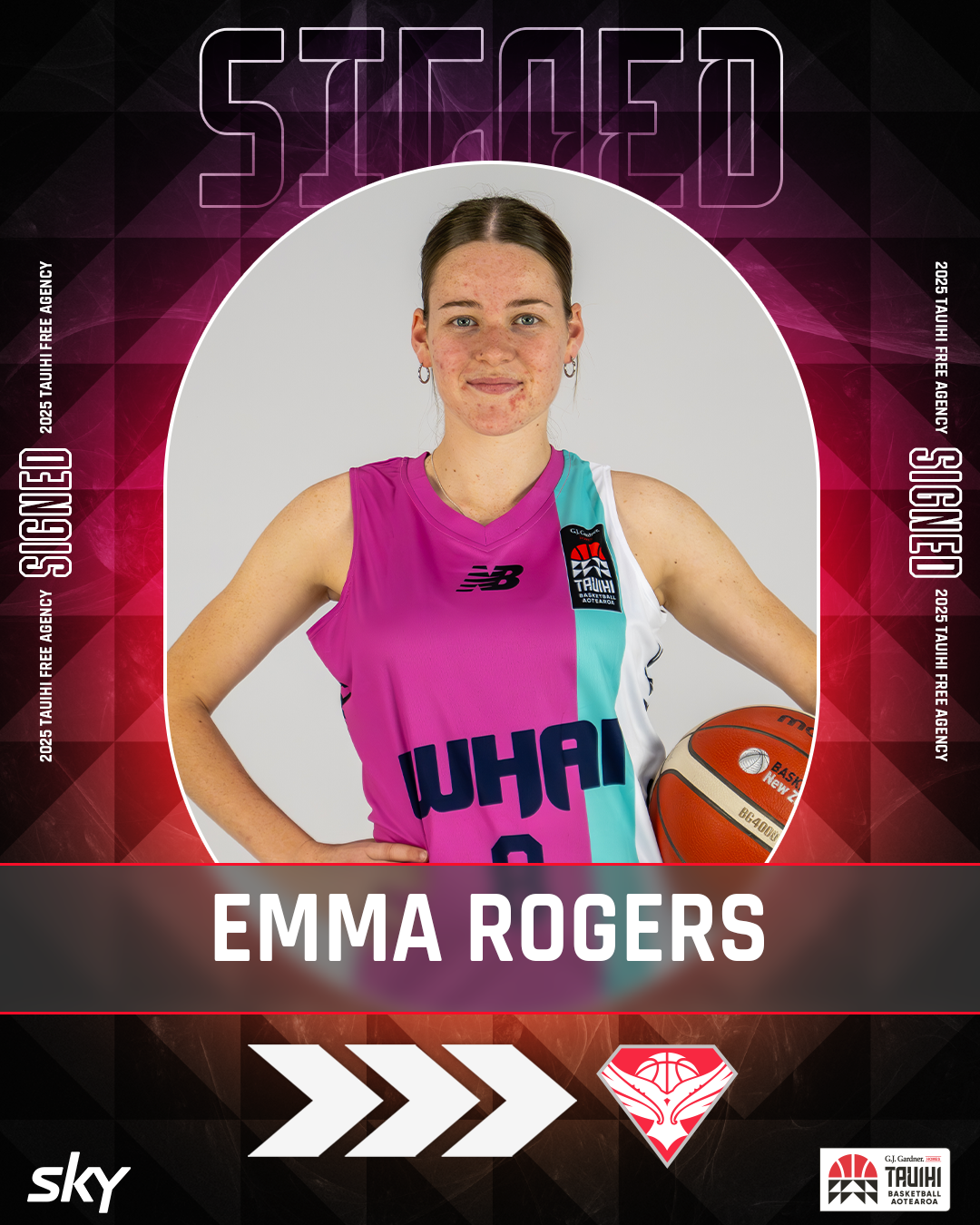 Emma Rogers signing graphic