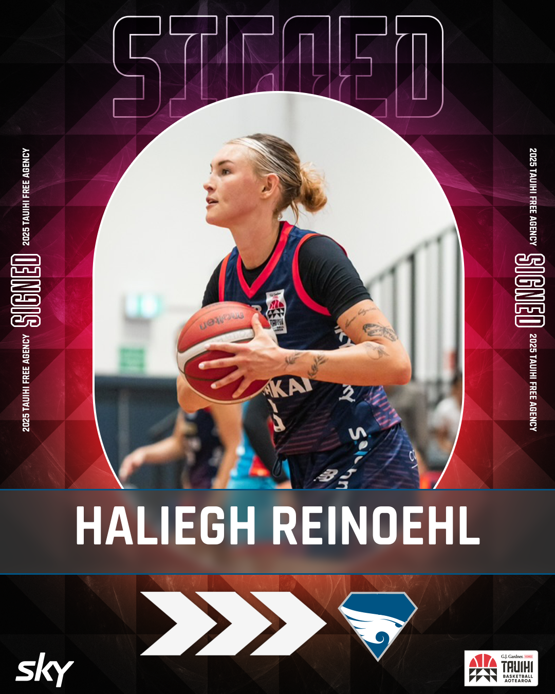 Haliegh Reinoehl signing graphic