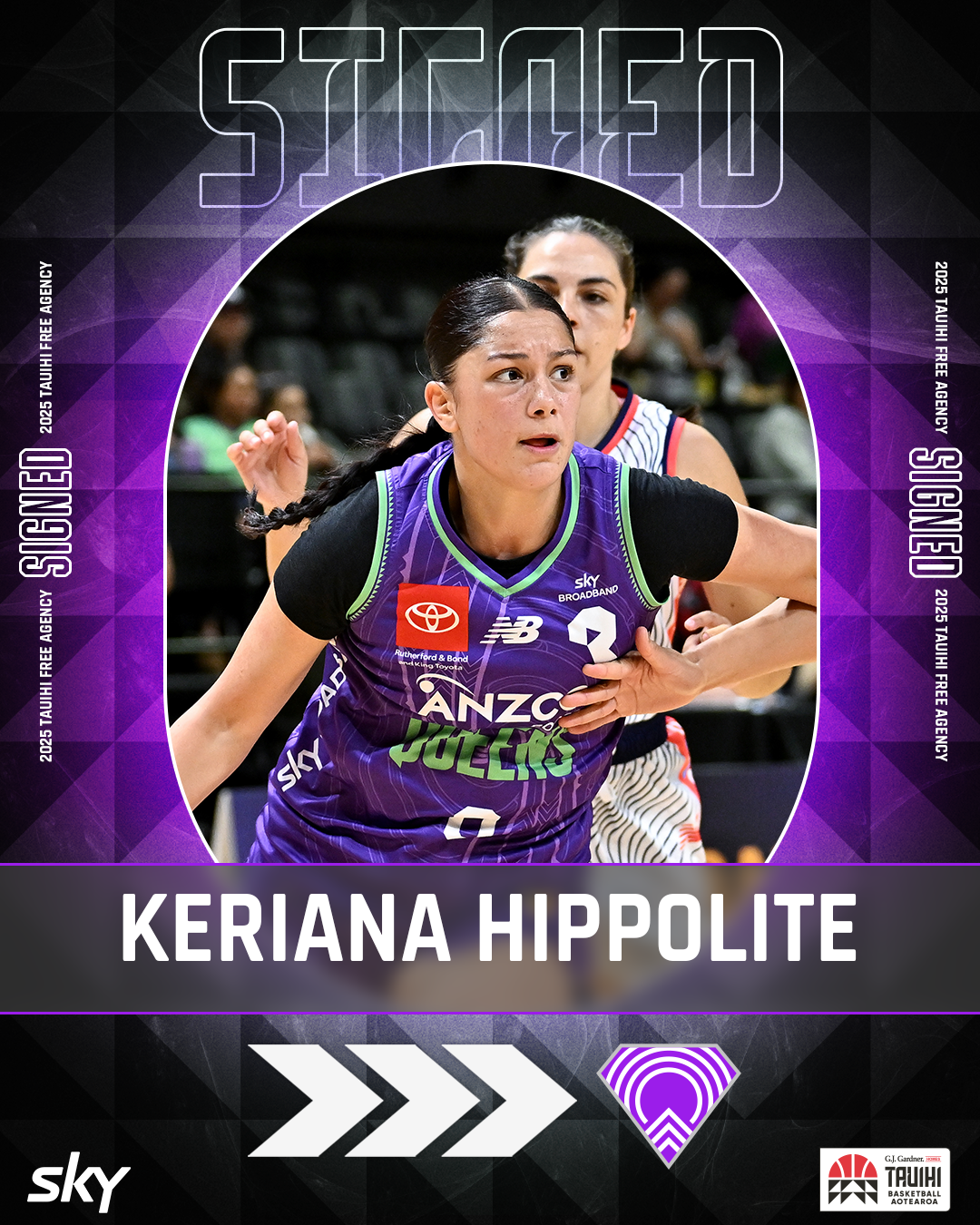 Keriana Hippolite signing graphic