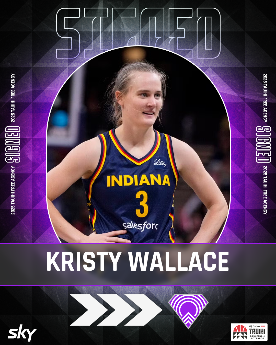 Kristy Wallace signing graphic