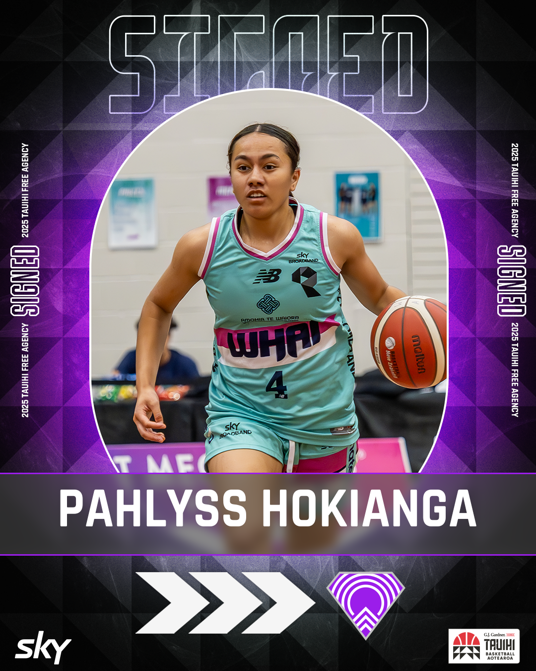 Pahlyss Hokianga signing graphic