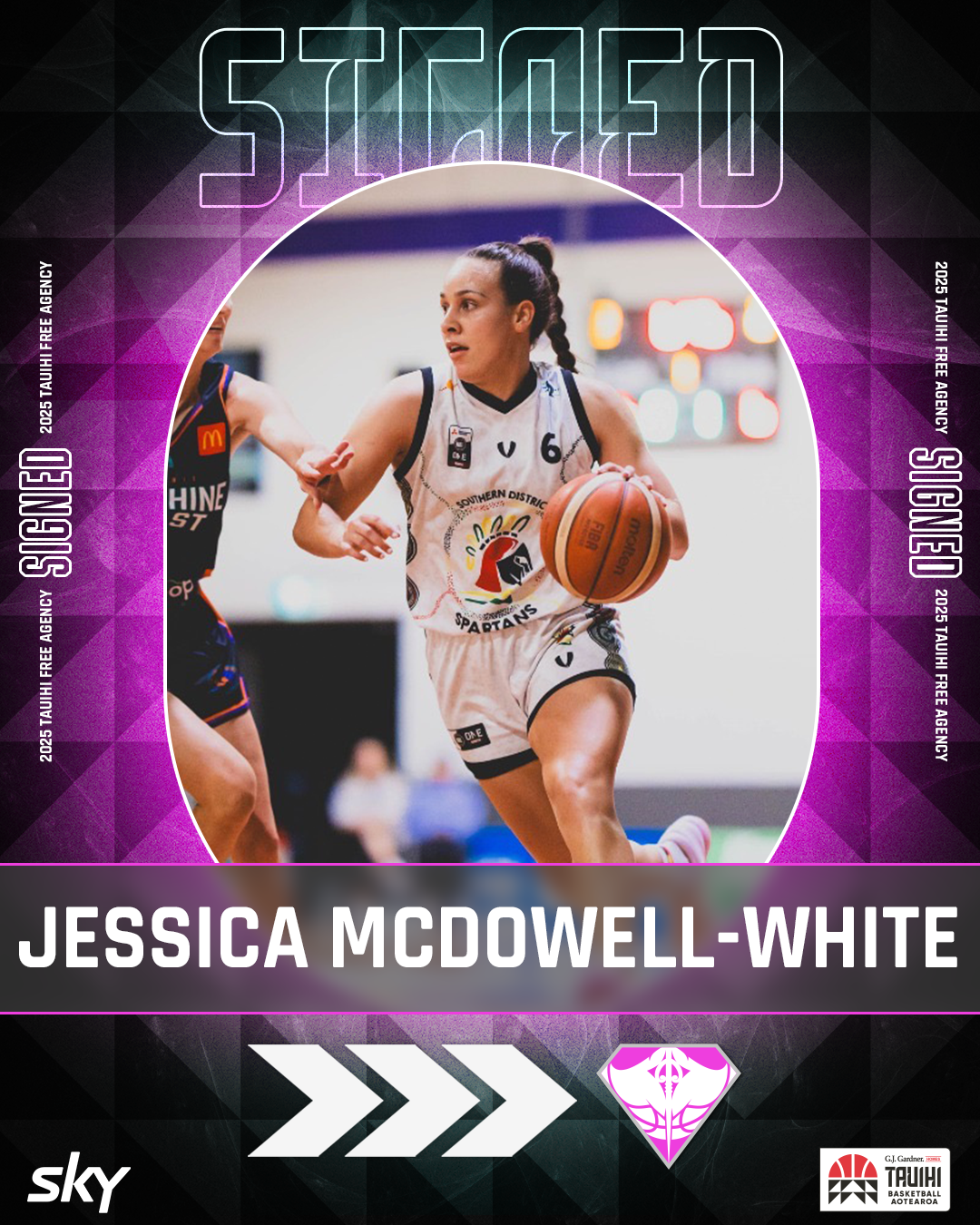 Jessica McDowell-White signing graphic