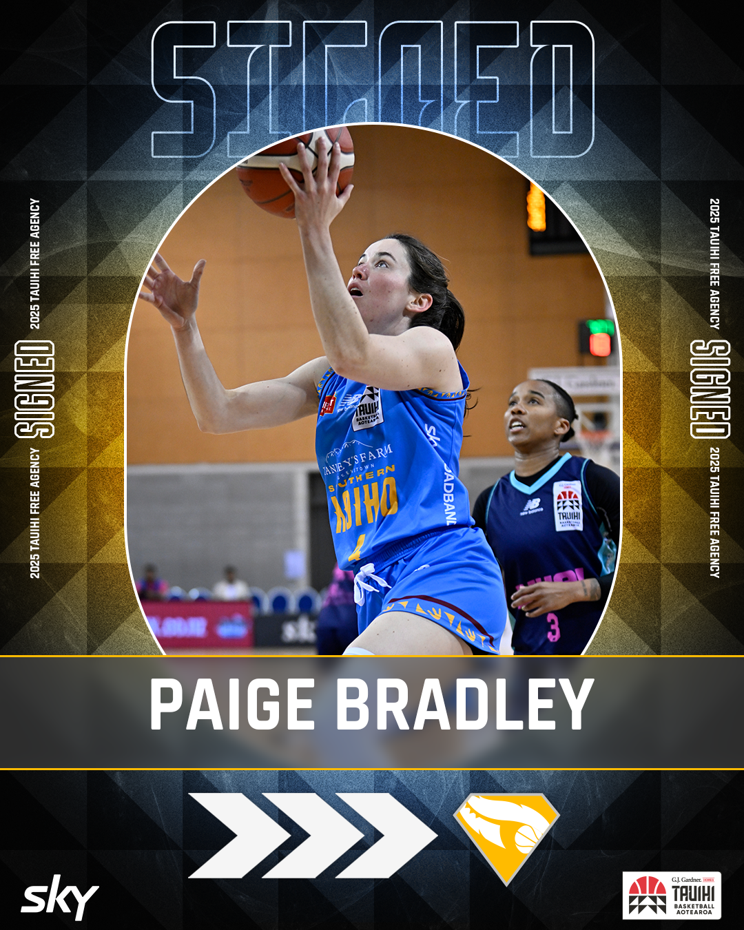 Paige Bradley signing graphic